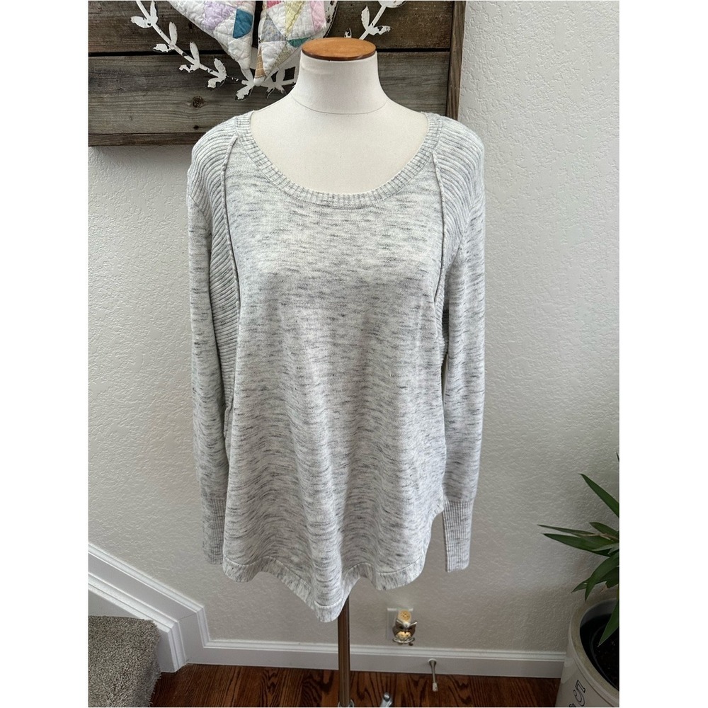RD Style Stitch Fix McKinley Gray Ribbed Pullover Sweater XL NWT 70S1174SF